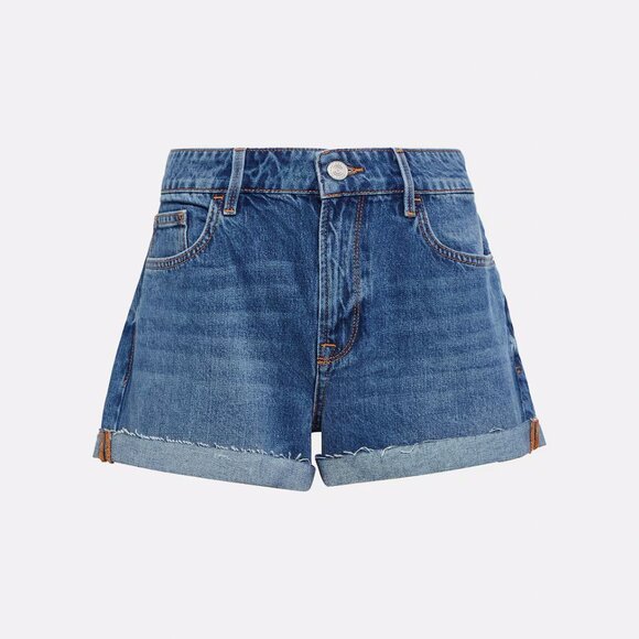 FRAME Le Grand Garcon Denim Shorts Del Amo Size 34 NEW NWT - Picture 1 of 11